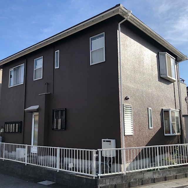 神戸町で屋根カバー工法、外壁塗装工事完成写真