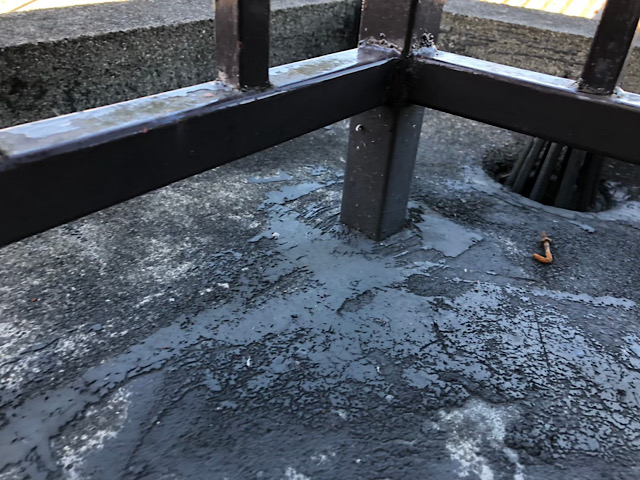 防水機能を果たしていない