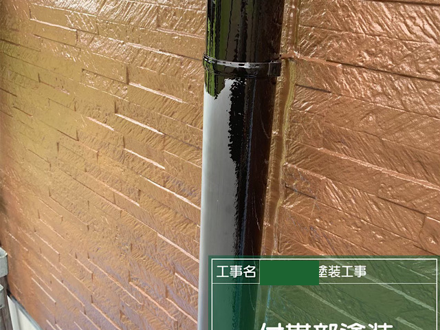 雨樋塗装一回目