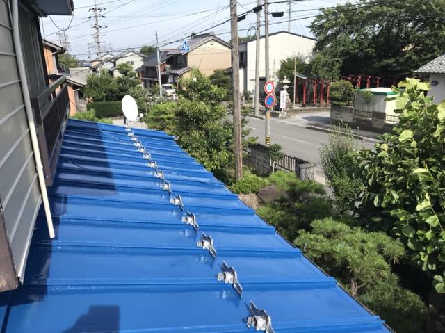 ピカピカの瓦棒屋根