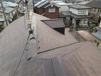 千葉市稲毛区小深町で屋根塗装