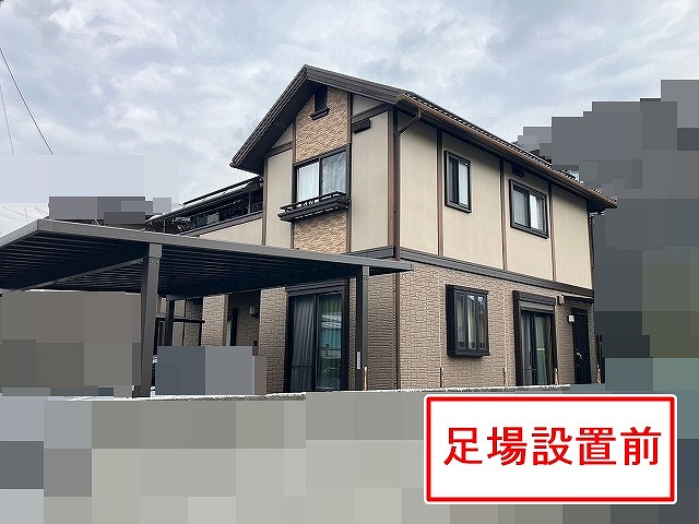 甲府市で仮設足場工事！ベランダ・勝手口のポリカ脱着が必要な場合はどうするのか？