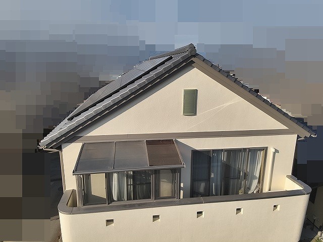笛吹市で幕板（まくいた）をコーキング打ち替え後ファインSi（シリコン塗料）で塗装！
