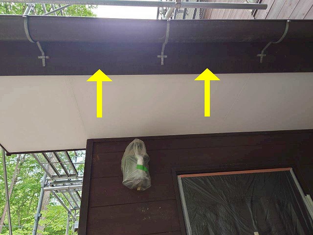 鼻隠し塗装の仕上がり