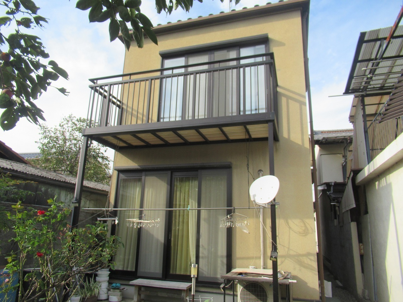 市川三郷町　お客様の声　外壁塗装　施工前