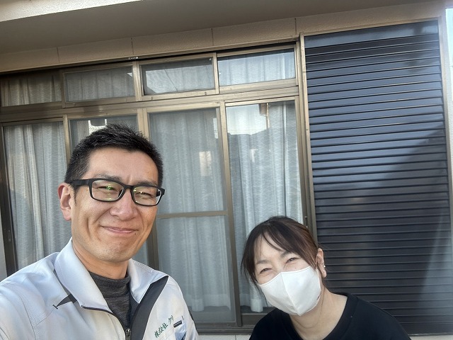 笛吹市 お客様とのお写真