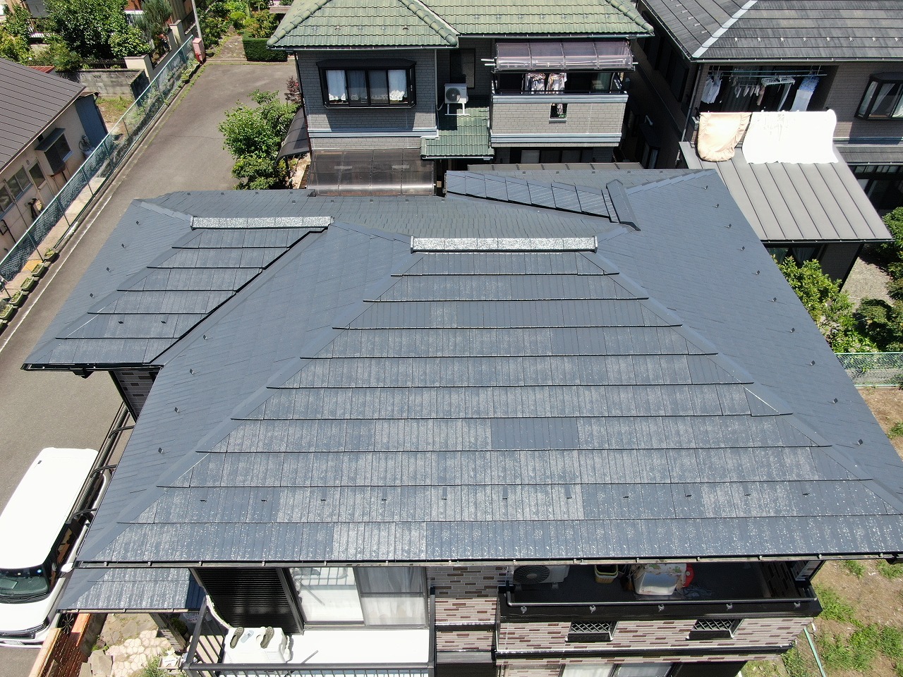 韮崎市　屋根塗装