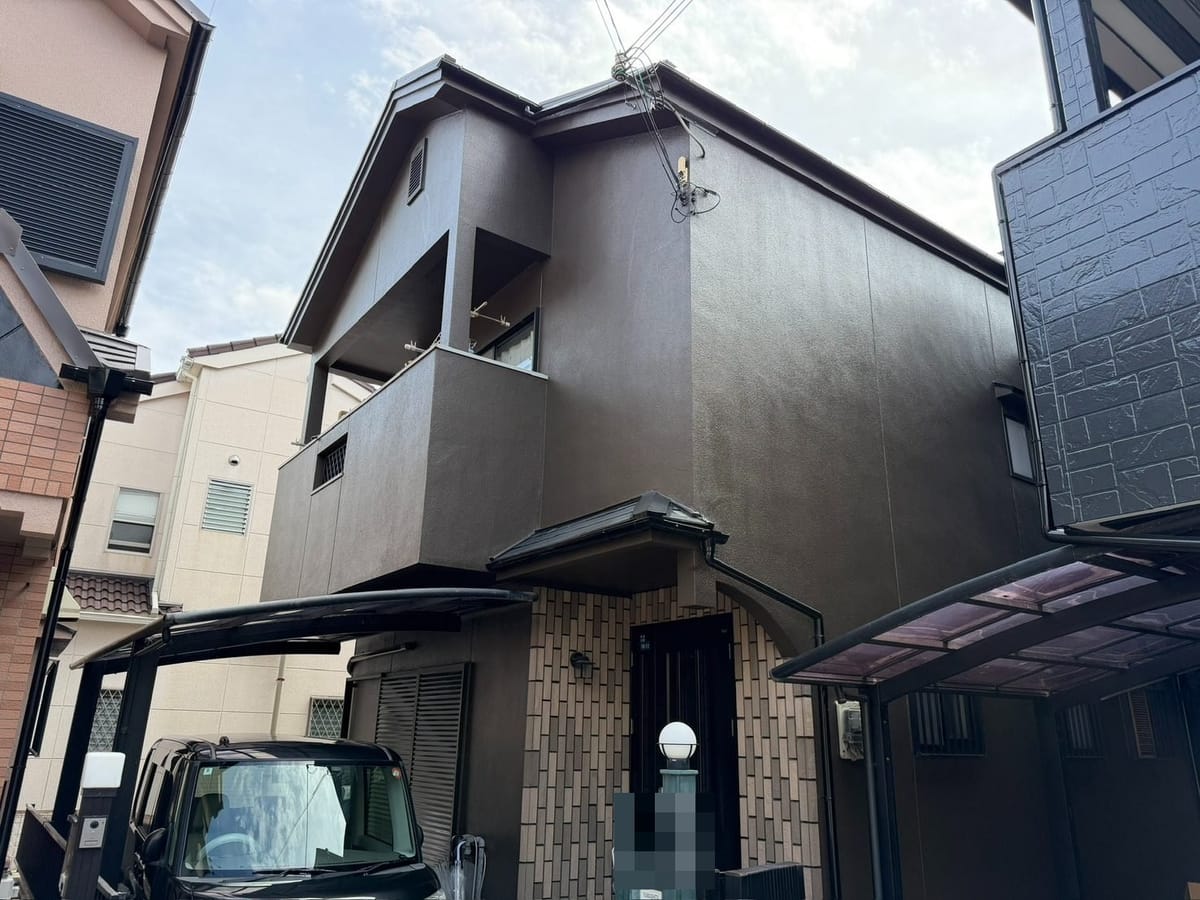 松原市別所のモルタル外壁をシリコン塗料で再生！屋根カバー工法で隣家の評判から選ばれた信頼の施工