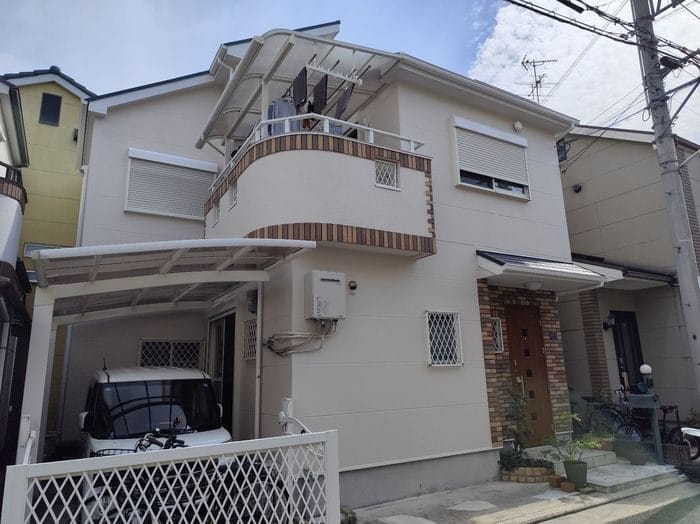 【八尾市高安町南】ALC外壁・屋根塗装｜ご近所評判の施工事例