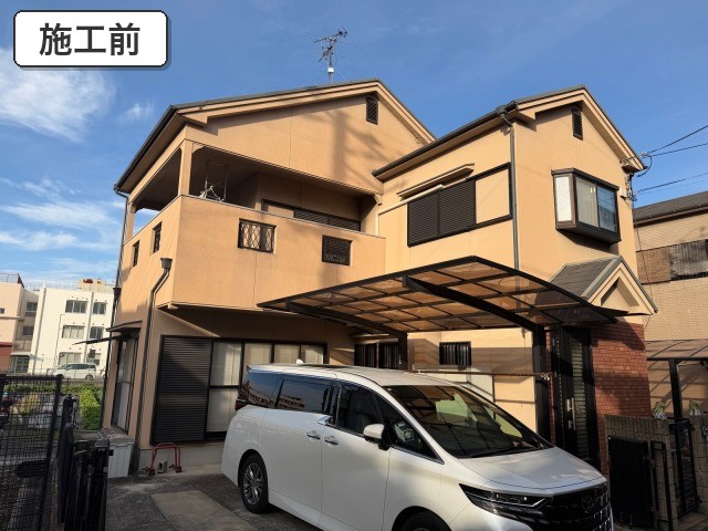 松原市別所 I様邸 施工前の建物全景