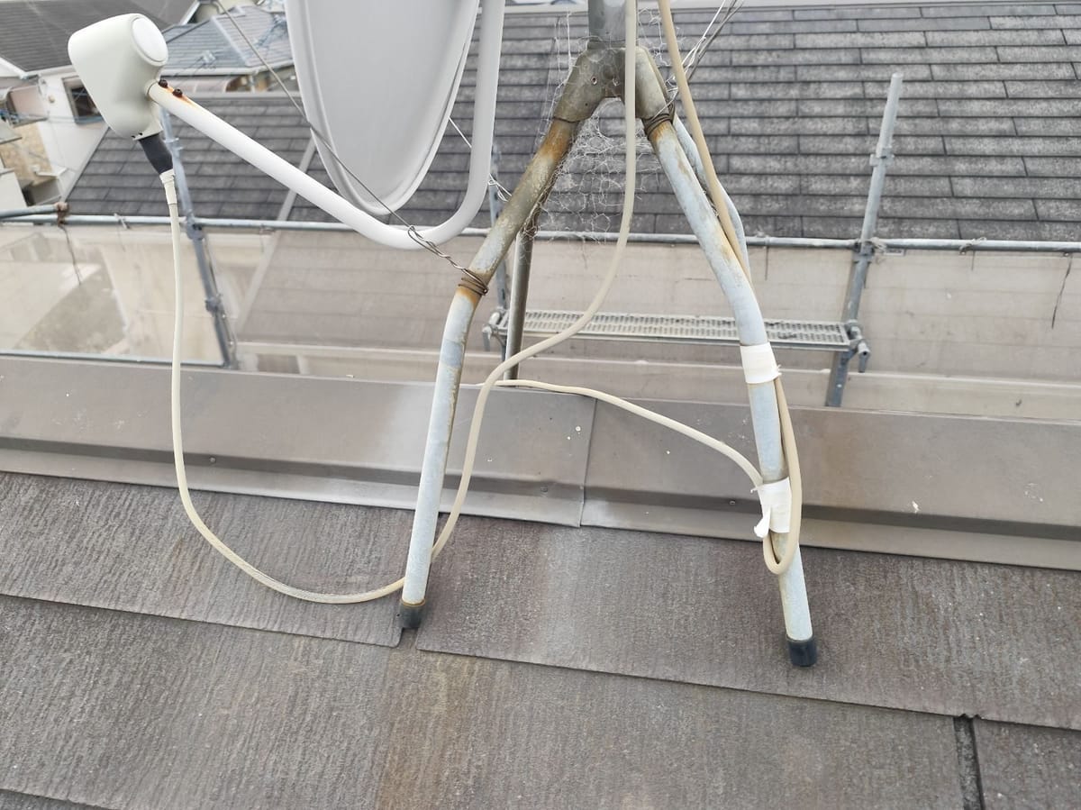 屋根棟板金 現状
