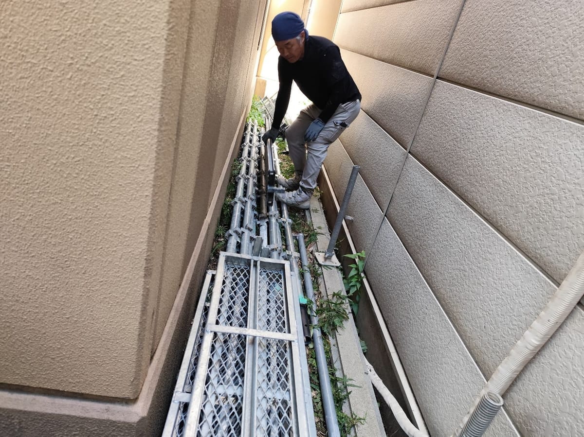足場 架設前