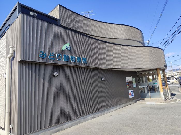 【高槻市城東町】施工途中放置の動物病院を完全再生！折板屋根をNKクールリペイントで白く塗装・外壁はクリヤー仕上げ