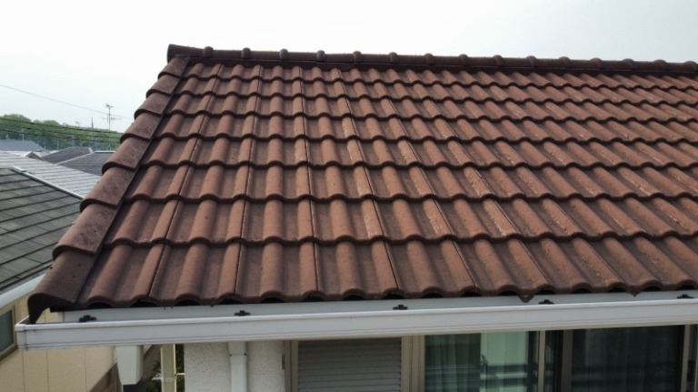 羽曳野市羽曳が丘Y様邸屋根塗装前