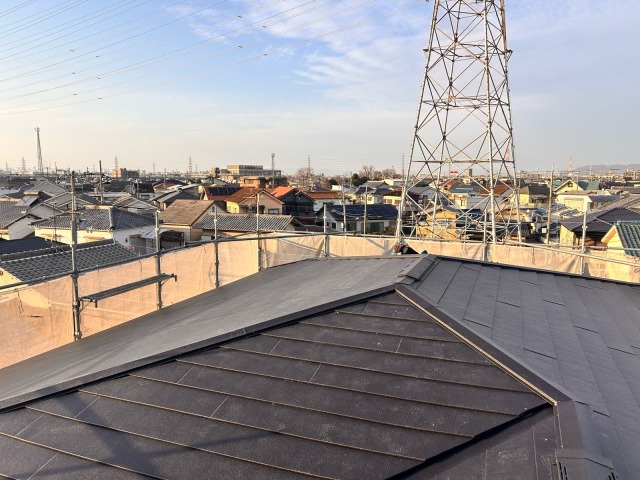 屋根施工後
