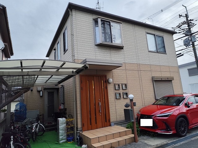 藤井寺市　外壁塗装前