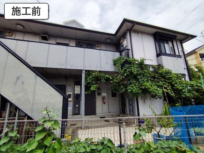 【大阪市平野区】築25年アパートをKFシェアルドSiで刷新！入居率アップを目指した外壁・屋根塗装