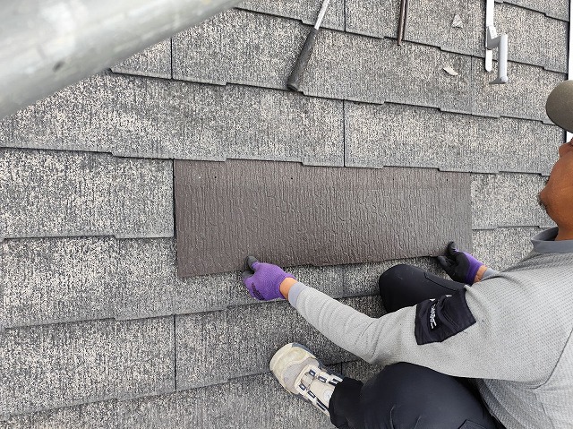 【平野区】築20年スレート瓦の割れを差し替えと補修、低予算で雨漏り対策、その費用とは。