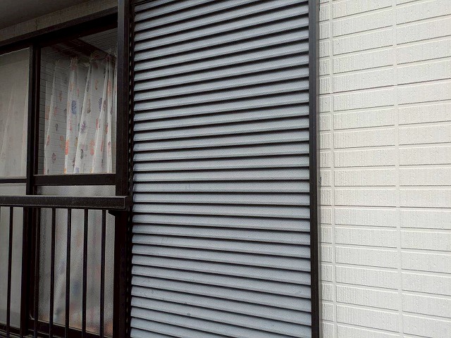 現場調査　現状　雨戸