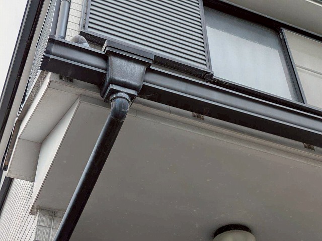 現場調査　現状　雨樋