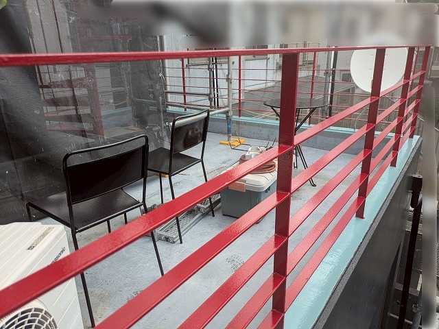 手摺り　施工後