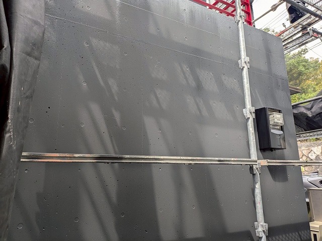 打ちっぱなしｺﾝｸﾘｰﾄ　施工後