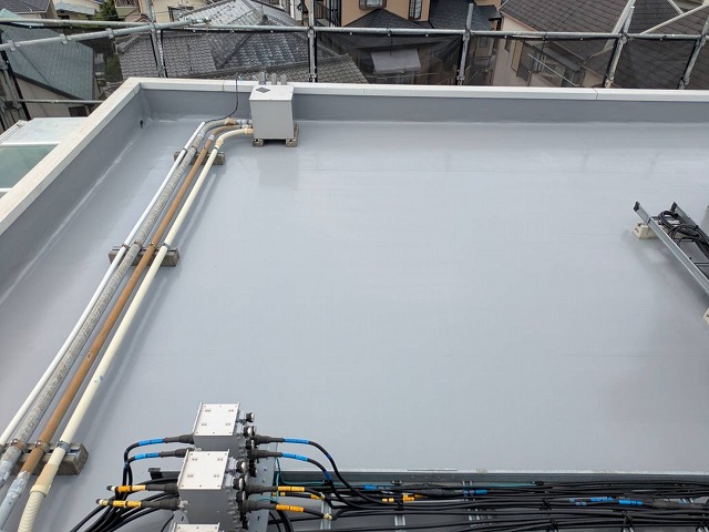 屋上防水工事　施工後