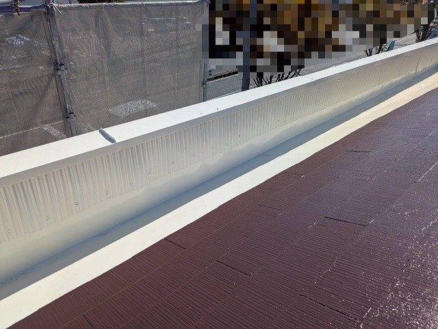 屋根　施工後　鉄部