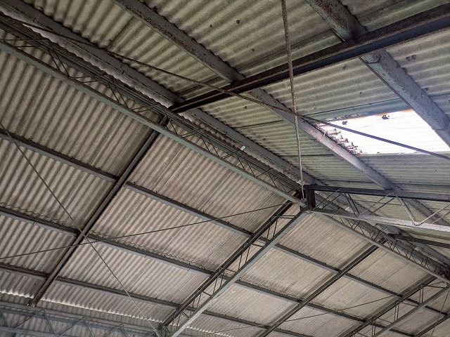 施工前 鉄骨塗装