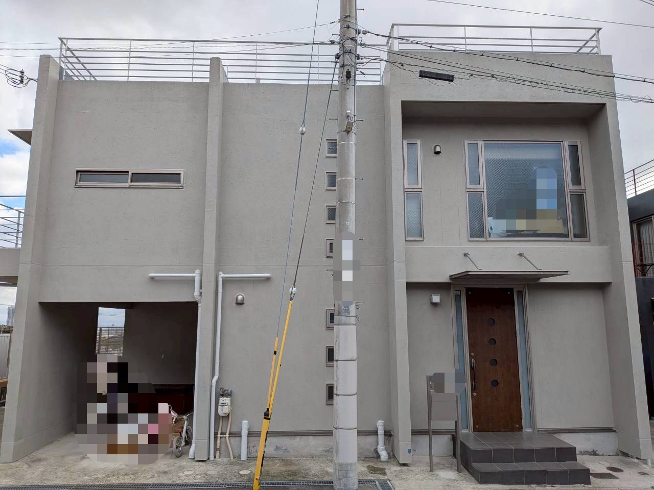 施工後　ランデックスコートWS疎水材FC特殊工法