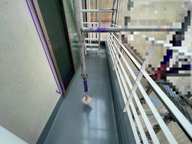 ｳﾚﾀﾝ塗膜防水　施工後