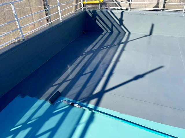 ﾄｯﾌﾟｺｰﾄ塗装　ｳﾚﾀﾝ塗膜防水工事