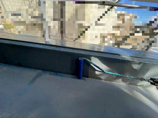 プライマー塗布　ベランダ