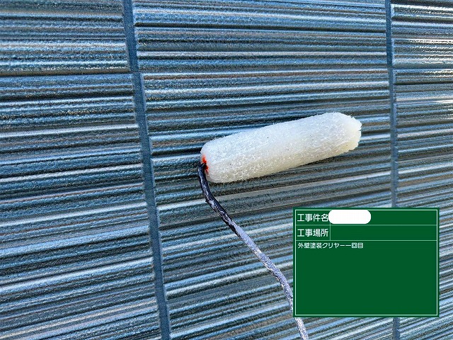 神戸市、窯業系サイディング外壁(ボーダー調部分)をクリアー塗装！デザインをそのまま美しく保護！