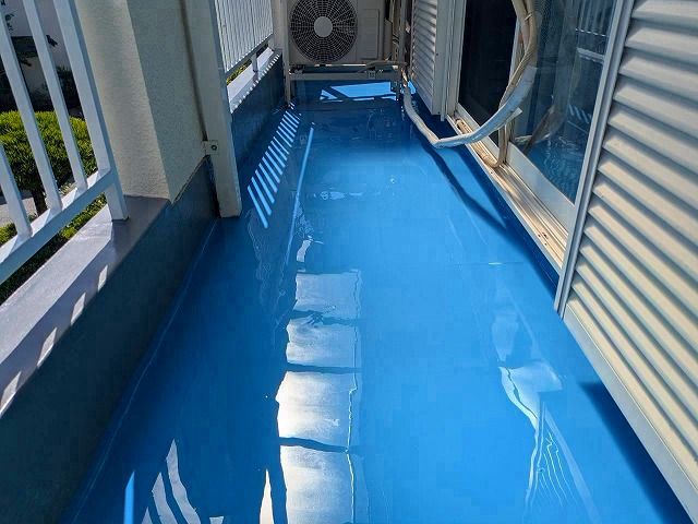ウレタン塗膜防水 2回目