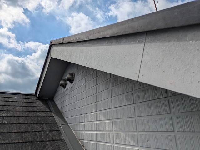 現場調査　破風板　現状　