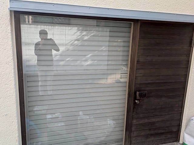 施工後　木部雨戸　