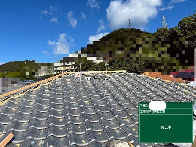 強力棟　金物取付　垂木取付