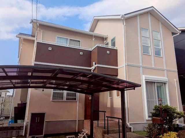 施工後 グランセラ 外壁屋根塗装