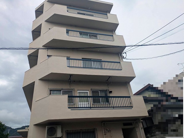 施工後 写真 マンション手摺り 鉄部塗装