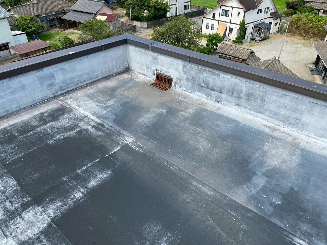 排水溝　施工前