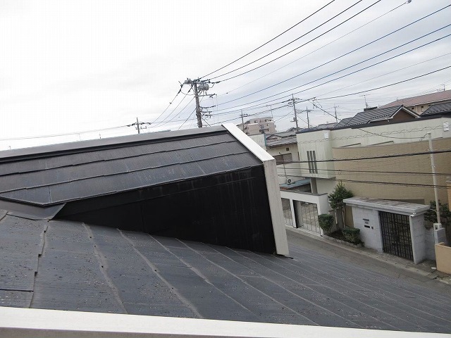 勾配屋根の全体状態
