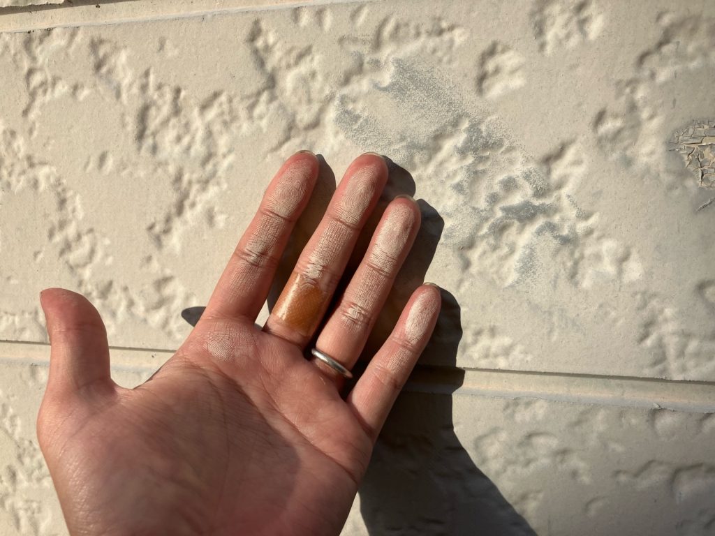 外壁のチョーキング現象