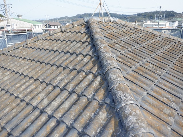 屋根塗装前