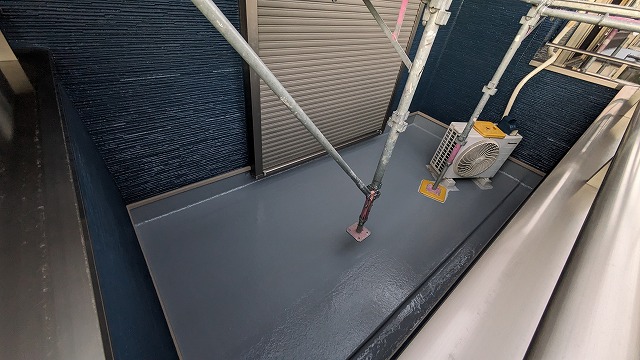 キレイになったベランダ