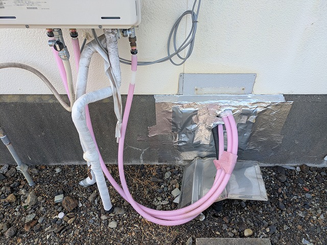 給湯機の配線の違和感