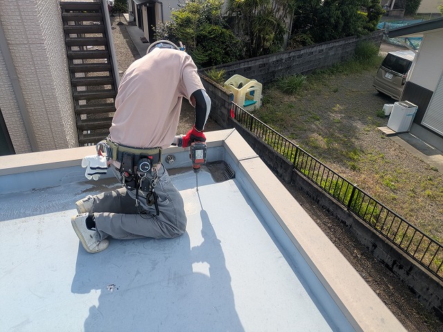 勾配断熱の厚みの確認