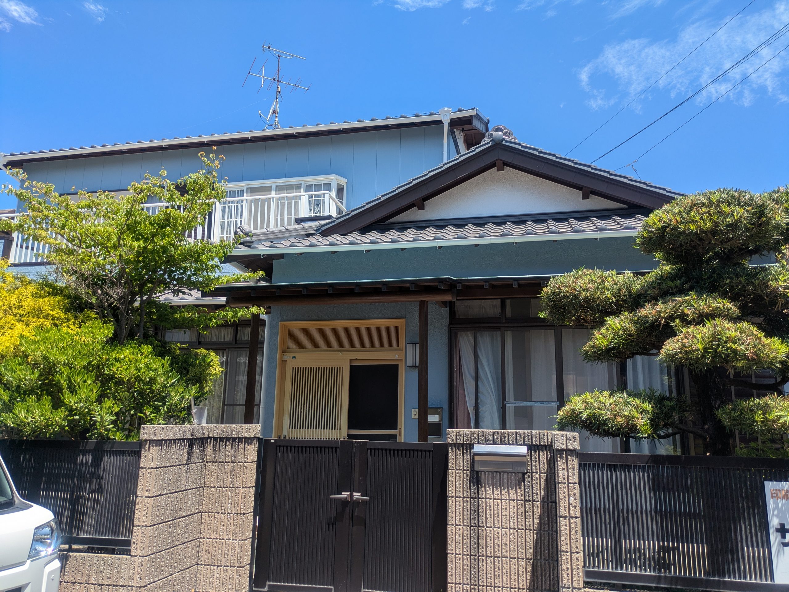 焼津市で和風住宅塗り替え完了後