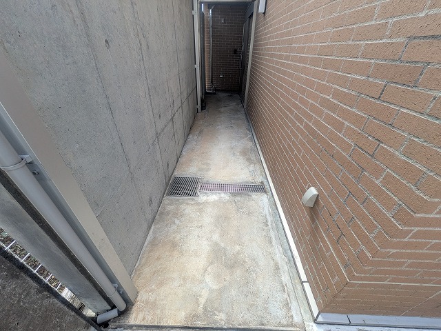 通路全体の撤去後状況