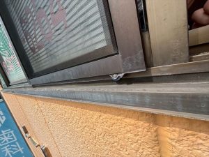サッシ周りパッキンの劣化